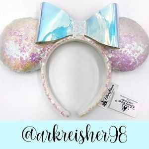 Minnie Mickey Ears Disney Parks Sequins Iridescent